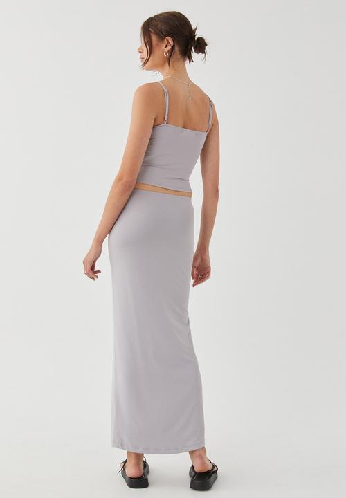 Supré  - Luxe Hipster Maxi Skirt - Bluestone