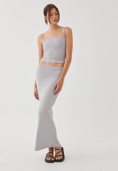 Supré  - Luxe Hipster Maxi Skirt - Bluestone