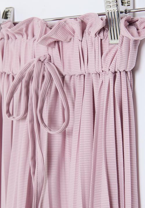 Pop Candy - Girls drawstring wide leg pants - pink