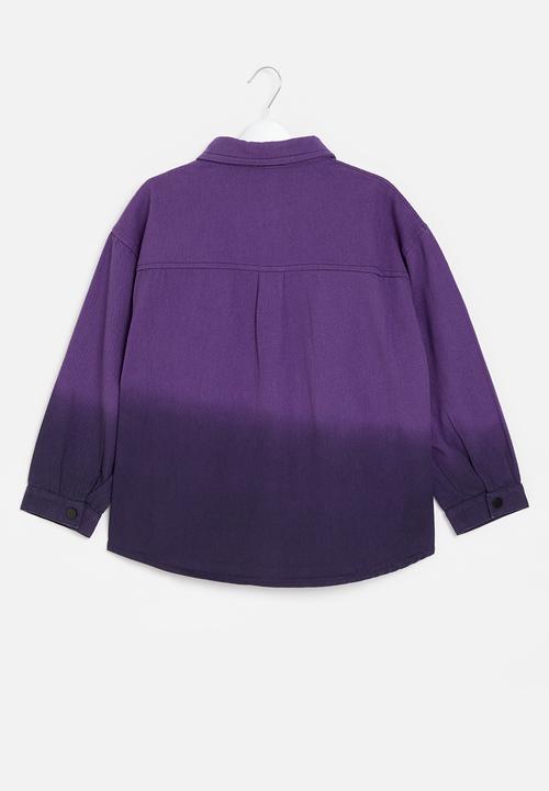 Pop Candy - Ombre shacket - purple