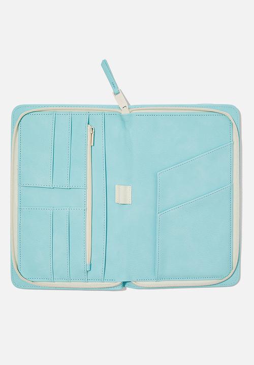 Typo - Off the grid travel wallet - abstract floral & soft pop