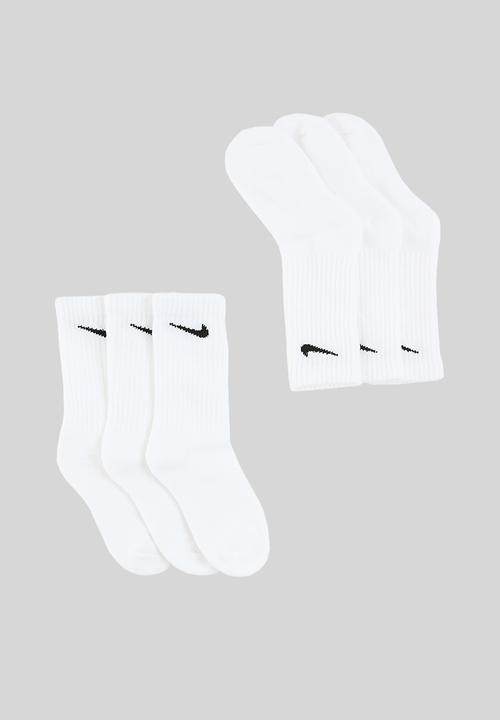 Nike - Nike crew socks 3-pack - white