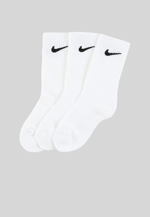 Nike - Nike crew socks 3-pack - white