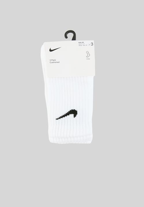 Nike - Nike crew socks 3-pack - white