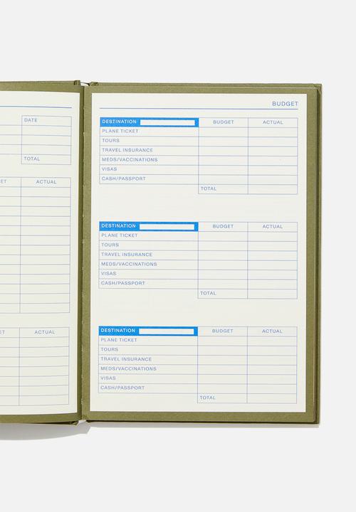 Typo - A5 activity journal - free to roam