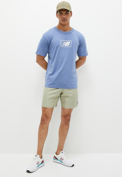 New Balance  - NB Essentials Logo Tee - blue