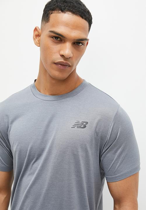 New Balance  - Tenacity short sleeve - grey