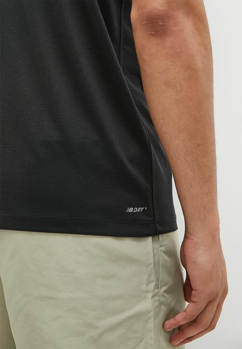 New Balance  - Tenacity short sleeve - black