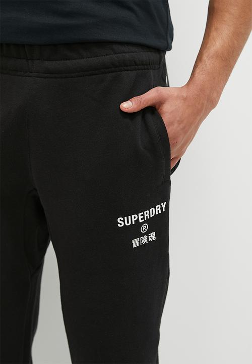 Superdry. - Code core sport jogger - black