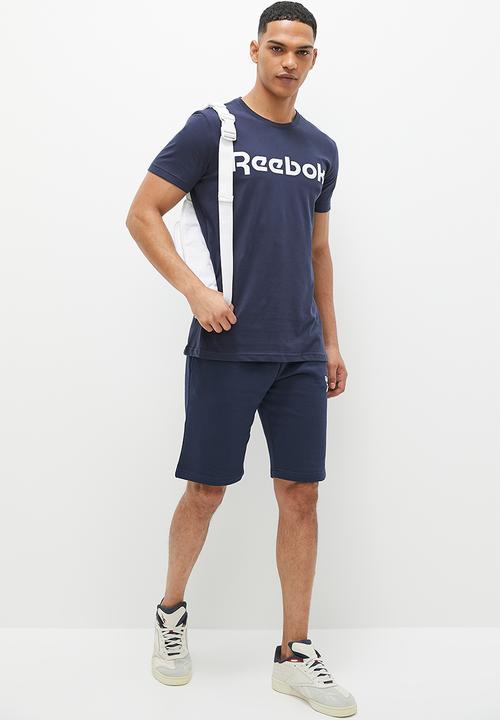 Reebok - Ri left leg logo short - navy