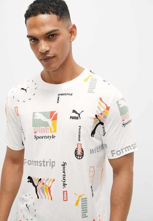 PUMA - Classics brand love aop tee