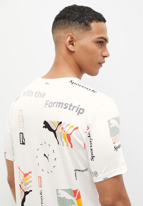 PUMA - Classics brand love aop tee
