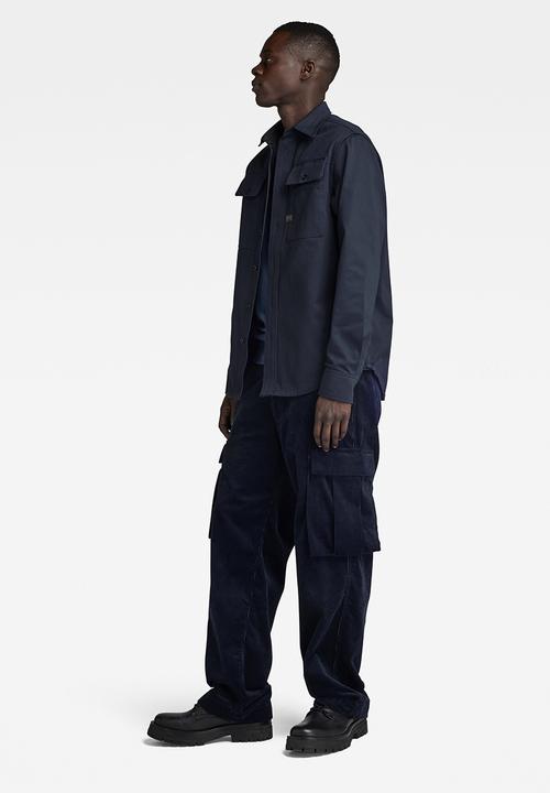 G-STAR - CPO regular shirt long sleeve drill twill - salute