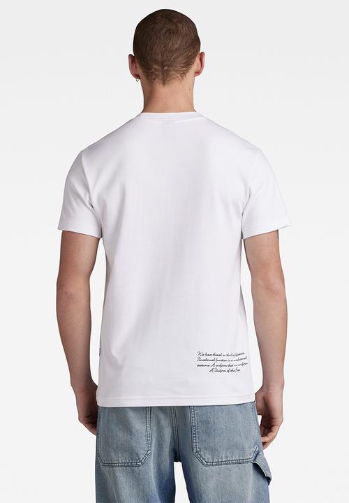 G-STAR - Multi gr r t Ventura interlock o - white