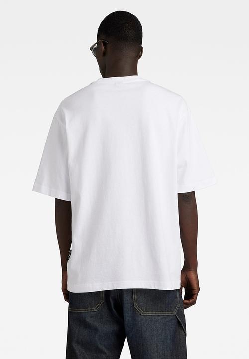 G-STAR - Light bulb gr boxy r t dry jersey o - white