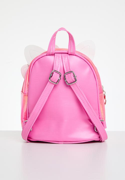 Pop Candy - Bowknot metallic backpack - pink