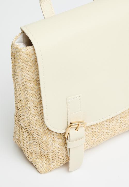 Pop Candy - Straw backpack - beige