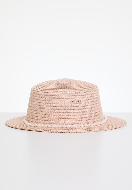 Pop Candy - Straw hat and bag set - pink