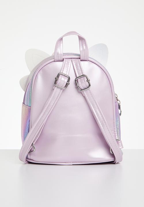 Pop Candy - Bowknot metallic backpack - purple