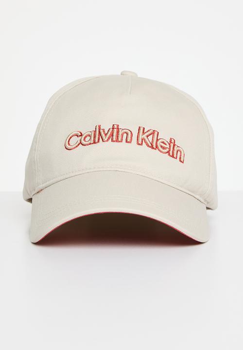 Calvin Klein - Embroidery bb cap - stony beige