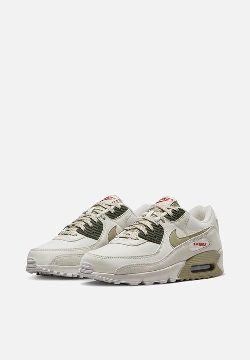 air max 90 light bone on feet