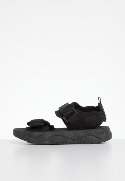 Pop Candy - Twin strap sandals - black