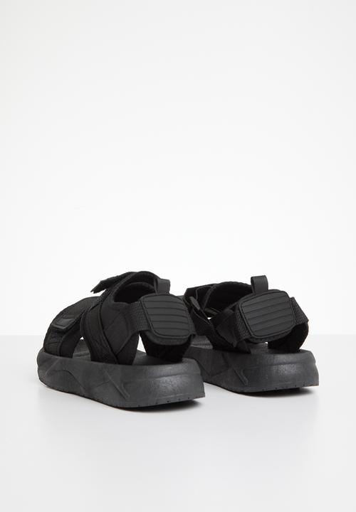 Pop Candy - Twin strap sandals - black