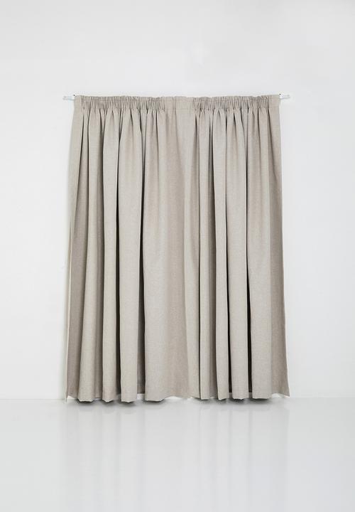 Design Collection - Blockout taped curtain - neutral