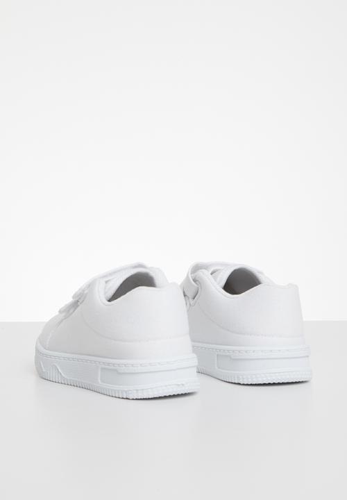 Pop Candy - Twin velcro strap sneakers - white