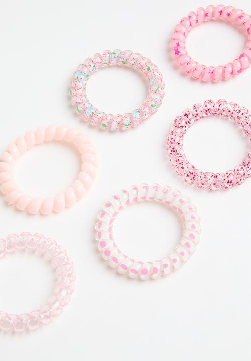 Pop Candy - Hair ties set - pink