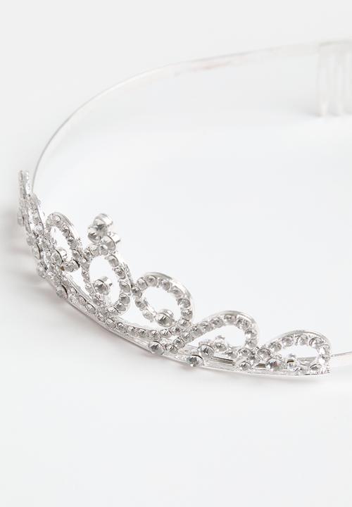 Pop Candy - Girls costume crown - silver 