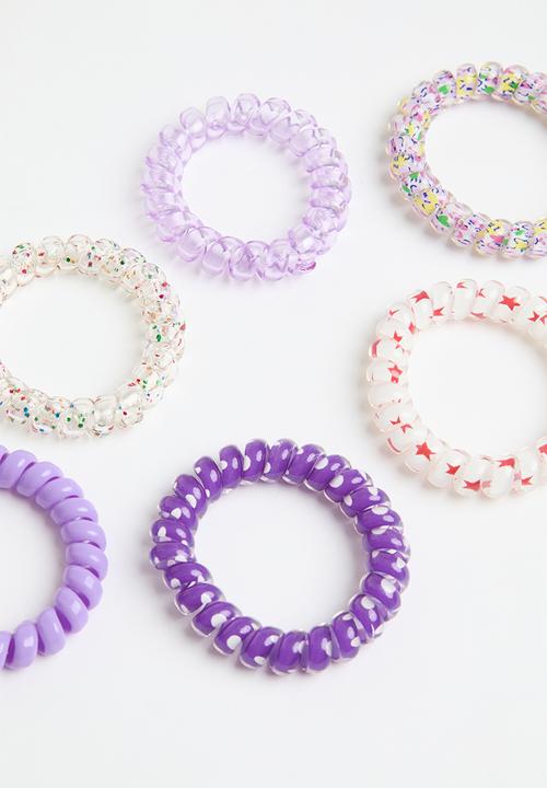 Pop Candy - Hair tie set - purple