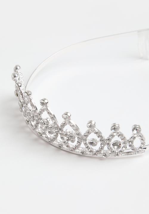 Pop Candy - Girls costume crown - silver