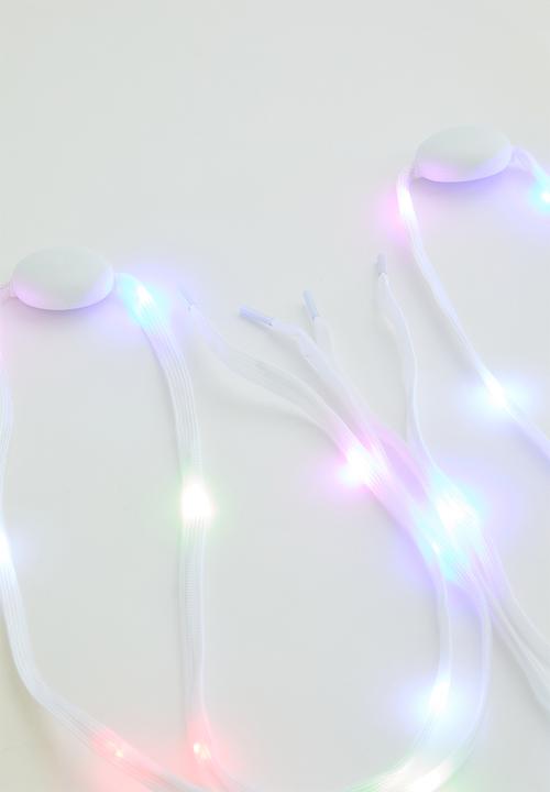 Pop Candy - Luminous shoe laces - white