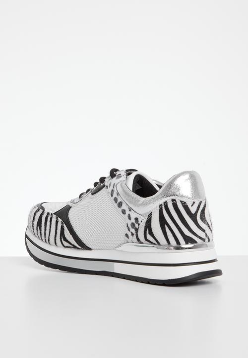 SISSY BOY - Hot right now sneaker - white & silver