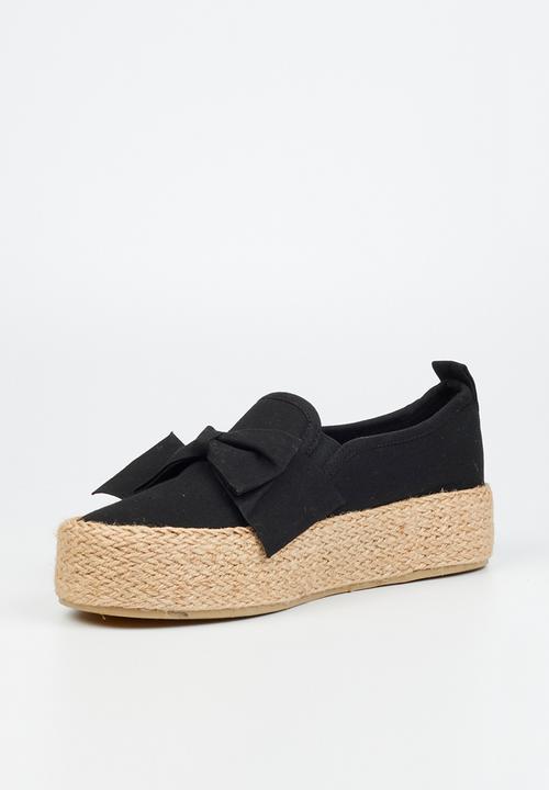 Miss Black - Quebec9 platform sneaker - black