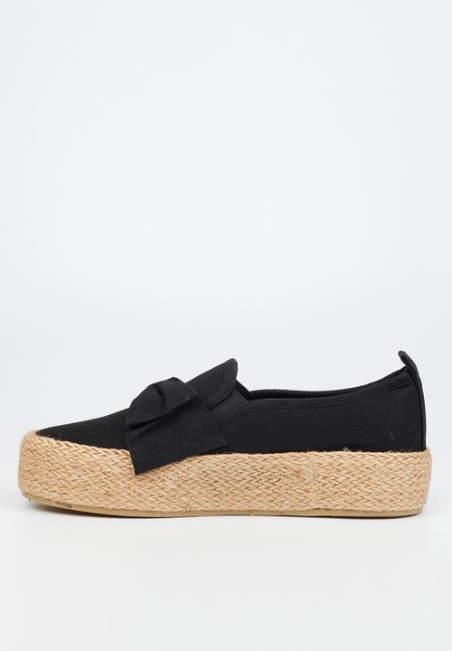 Miss Black - Quebec9 platform sneaker - black