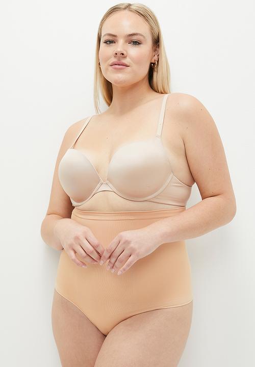 Cotton On - Plus Seamless Shapewear High Waist G String Brief - Maple Sugar
