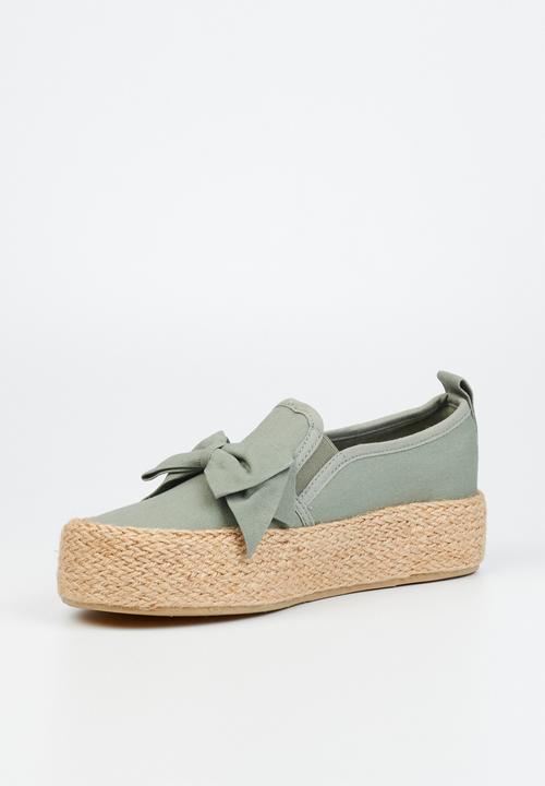 Miss Black - Quebec9 platform sneaker - khaki