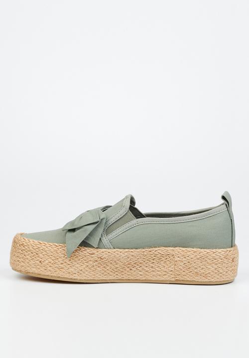 Miss Black - Quebec9 platform sneaker - khaki