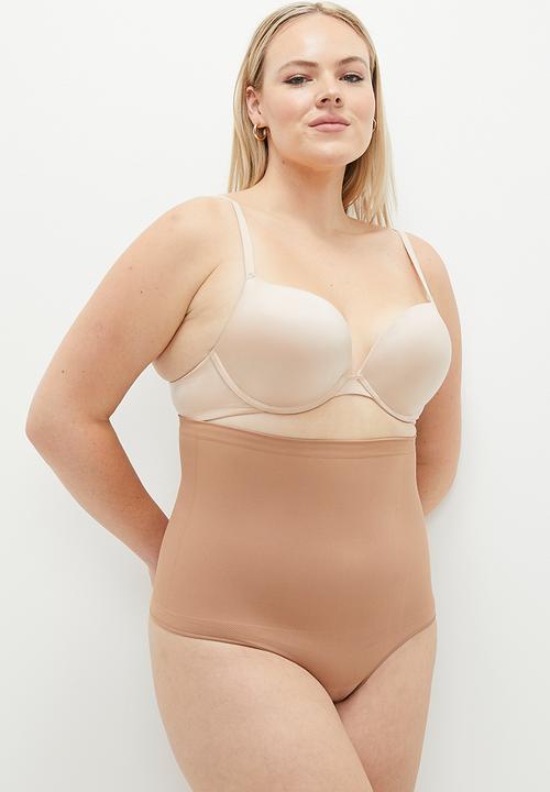 Cotton On - Plus Seamless Shapewear High Waist G String Brief - Frappe
