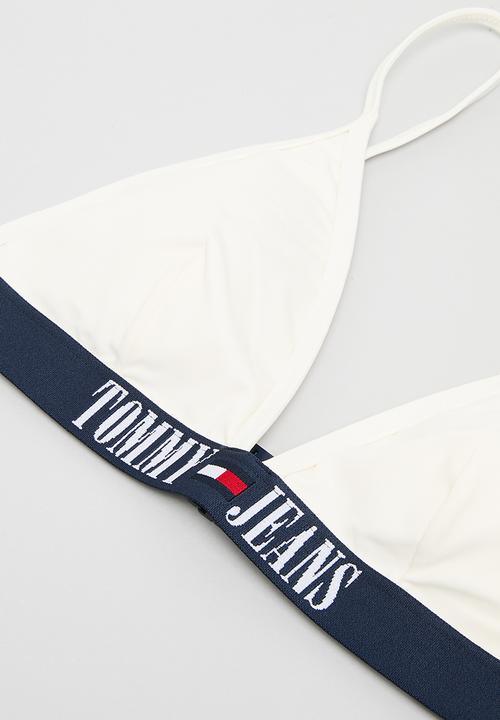 Tommy Hilfiger - Triangle bikini top - ancient white