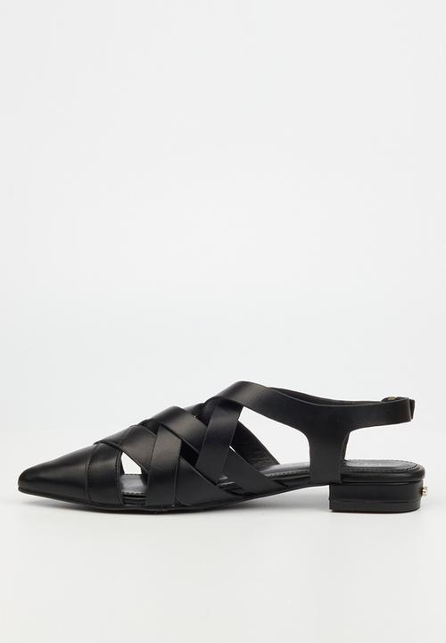 Miss Black - Salina strappy slingback - black