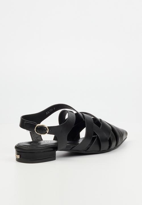 Miss Black - Salina strappy slingback - black