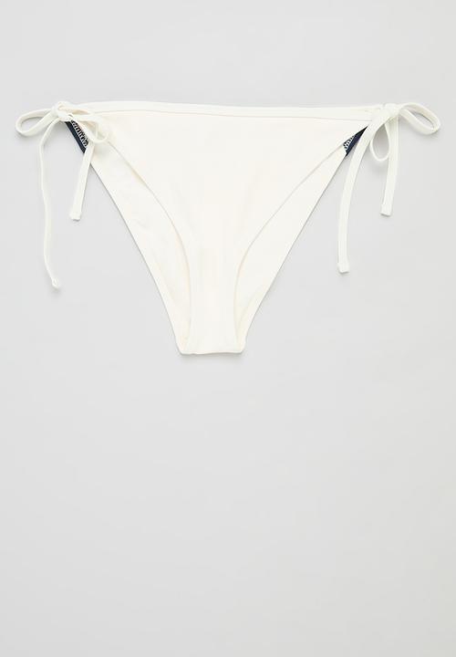 Tommy Hilfiger - String side tie bikini bottom - ancient blue