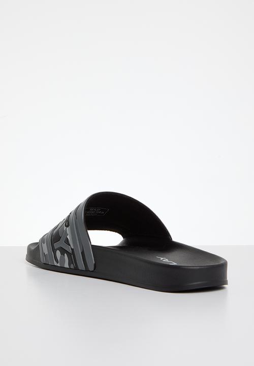 Replay - Up stripe slide - camo grey