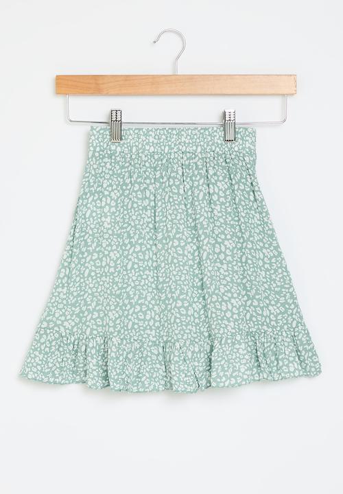 HAILYS - Skirt - green tea leo