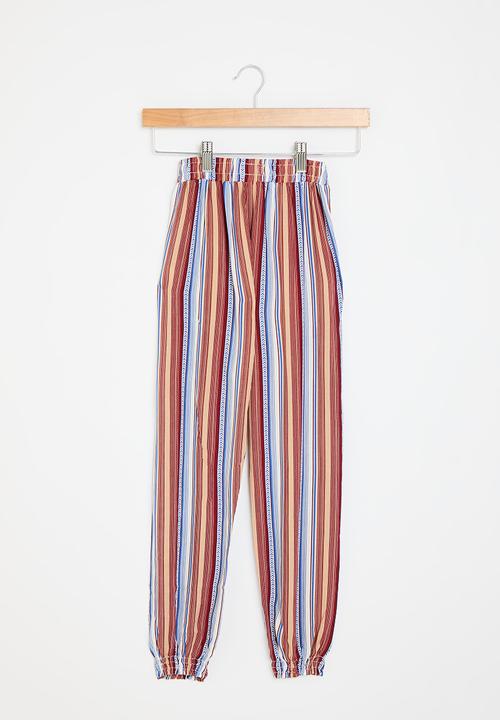 HAILYS - Trousers - hazel stripe