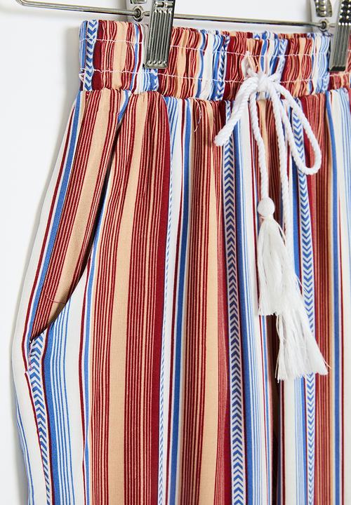 HAILYS - Trousers - hazel stripe