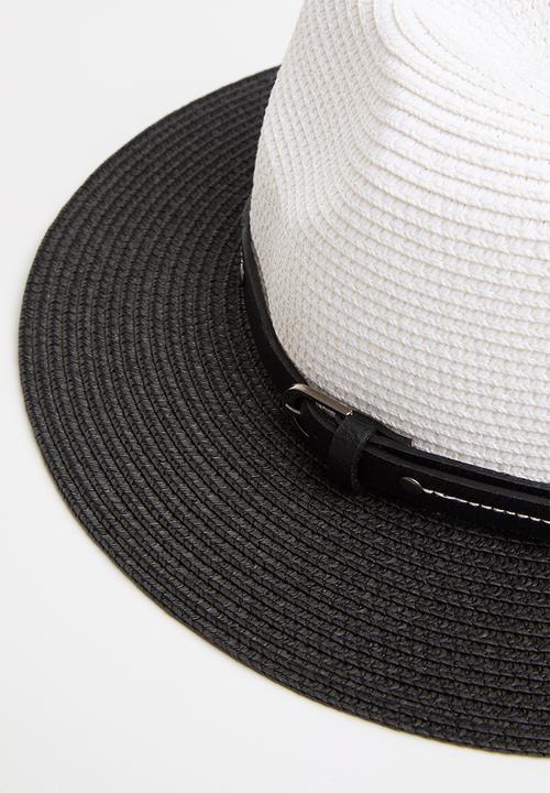 edit - Piper  sun hat - black & white